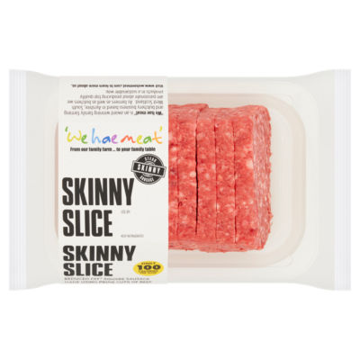 We Hae Meat Skinny Steak Slice Reduced Fat Square Sausage 650G