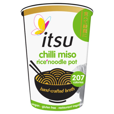 Itsu Chilli Miso Rice Noodle Cup 63G