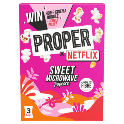 Propercorn Sweet Microwave Popcorn 3 x 70g (210g)