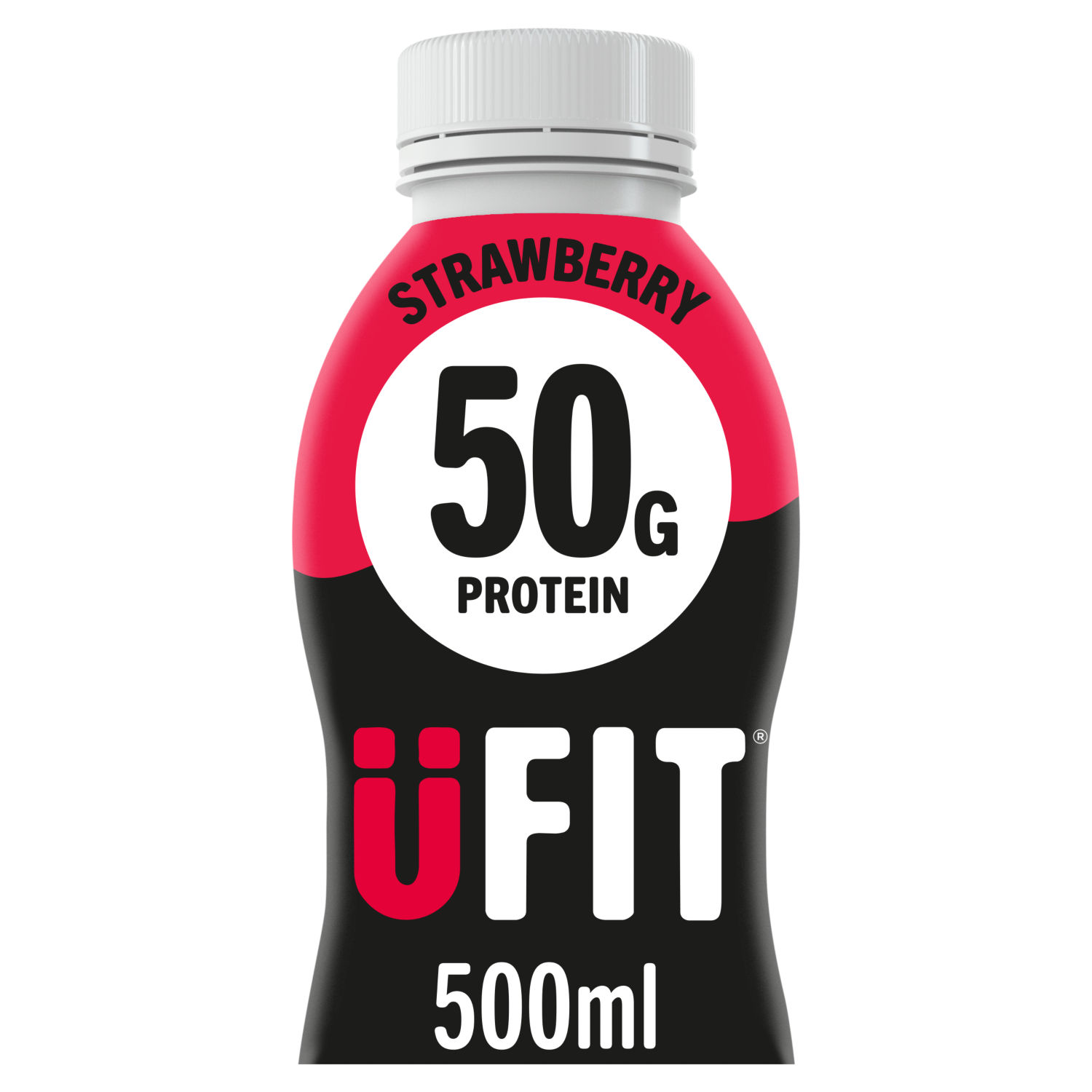 UFIT Strawberry High-Protein Milkshake 500ml
