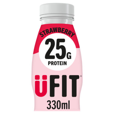 UFIT Strawberry High-Protein Milkshake 330ml