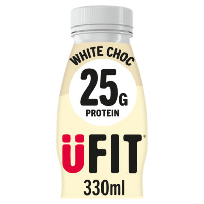 UFIT White Choc High-Protein Milkshake 330ml