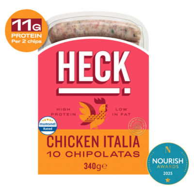 Chicken Italia Gluten Free Chipolatas 10 pack 340g