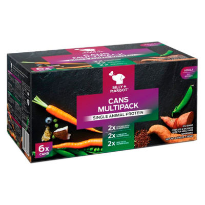 Billy + Margot Adult Cans Multipack Single Animal Protein