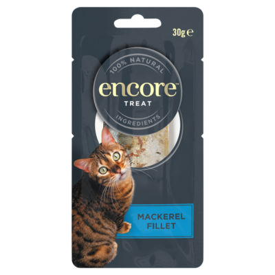 Encore Cat Mackerel Loin - Saver Pack: 3 x 30g