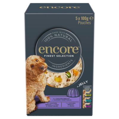 Encore Finest Collection in Jelly Adult Dog Food Pouches