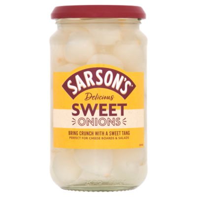 Sarsons Sweet Onions 460G
