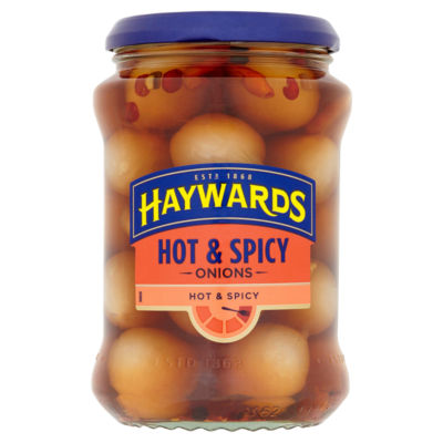 Haywards Hot & Spicy Onions 400g
