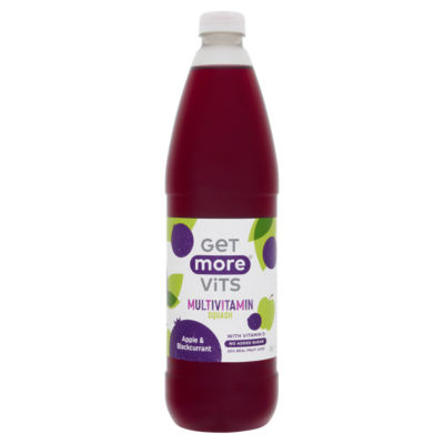 Multivitamin Squash Apple & Blackcurrant 1L