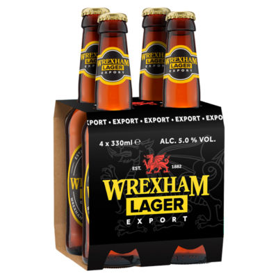 Wrexham Lager Export 4 x 330ml