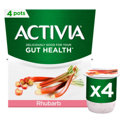 Activia Rhubarb Yogurts