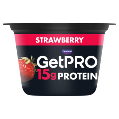 Danone 15g High Protein Strawberry Yoghurt with Magnesium & Vitamin B9 160g