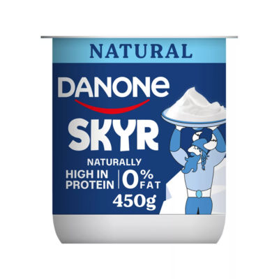 Danone Skyr 0% Fat High Protein Plain Yoghurt, 450g