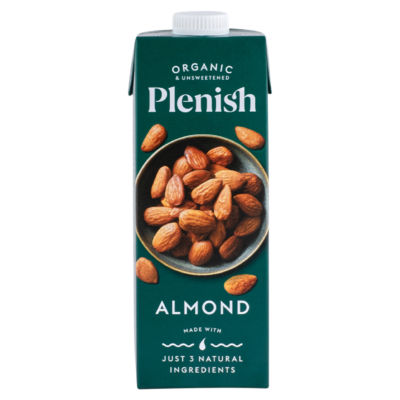 Plenish Organic Almond Milk Dairy Alternative Chilled 1L