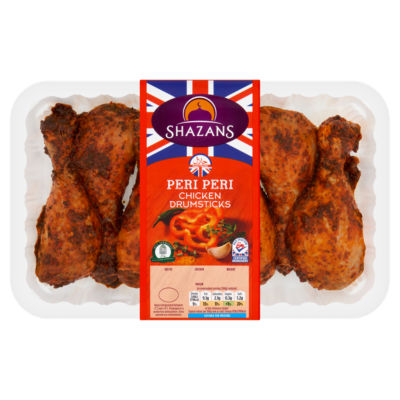 Shazans Peri Peri Chicken Drumsticks 900-1.1kg