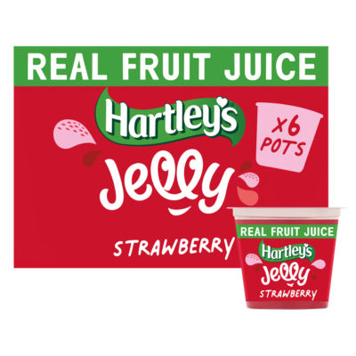Jelly Strawberry Flavour 6 x 125g (750g)