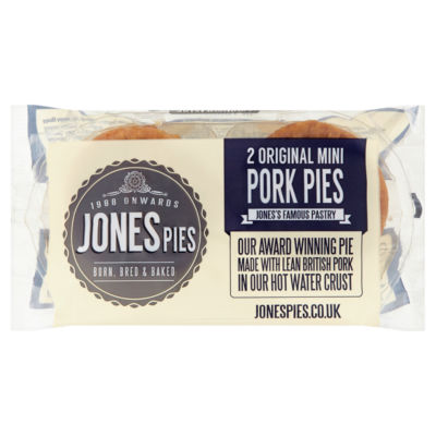 JONES 2 Original Mini Pork Pies 116g