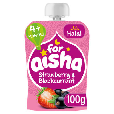 For Aisha Strawberry & Blackcurrant 4+ Months 100g