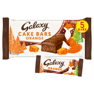 Orange Cake Bar Multipack 5 x 28.8g, 144g