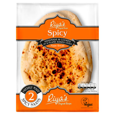 Riyas Original Recipe 2 Spicy Naan Bread