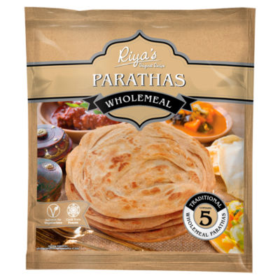 Riyas 5 Traditional Wholemeal Parathas 400g