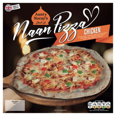 Aunty Norays Naan Pizza Chicken