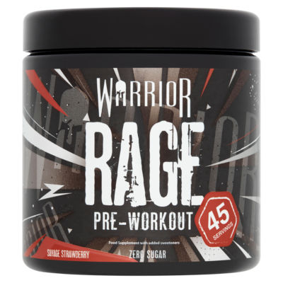 Warrior Rage Pre-Workout Savage Strawberry 392g