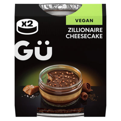 Gü Gü Plant Zillionaire Vegan Cheesecake Dessert 2 x 91.5g