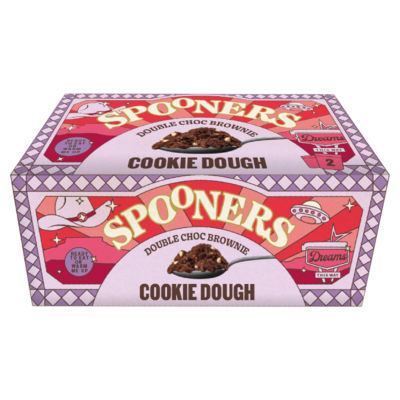 Spooners Double Chocolate Cookie Dough 2x75g