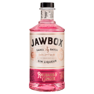 JAWBOX Rhubarb & Ginger Gin Liqueur 70cl