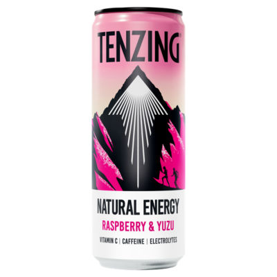 yuzuna Tenzing Natural Energy Raspberry & Yuzu 330ml - ASDA Groceries