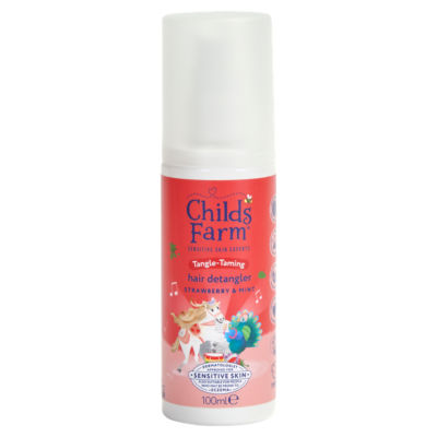 Childs Farm 3 in 1 Tangle-Taming Hair Detangler Strawberry and Mint 100ml