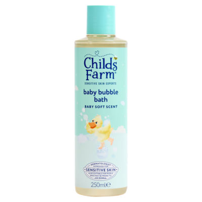 Childs Farm Baby Bedtime Bubble Bath 250ml Baby Soft Scent for Newborns & Sensitive Skin