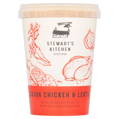 Stewart's Kitchen Cajun Chicken & Lentil Soup 600g