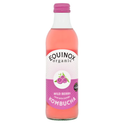 Equinox Organic Wild Berry Kombucha 275ml