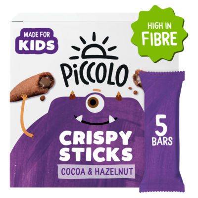 Piccolo Kids Organic Crispy Sticks Cocoa & Hazelnut (5 X 25G) 125G