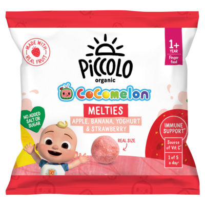 Piccolo Melties Apple, Banana, Yoghurt & Strawberry 1+ Year 6G