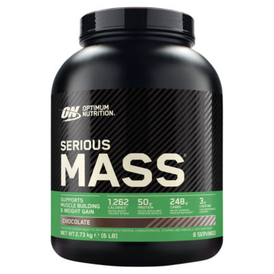 Optimum Nutrition Serious Mass Protein Powder - Chocolate 2.73kg