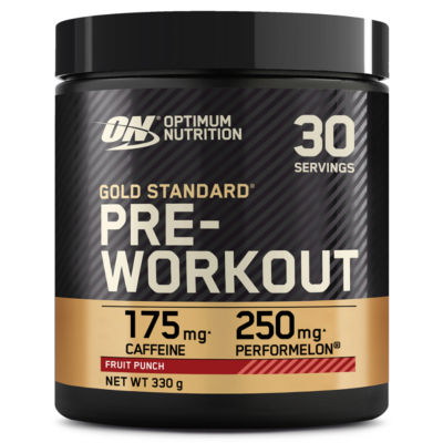 Optimum Nutrition Gold Standard Pre-Workout Supplement - Fruit Punch 330g