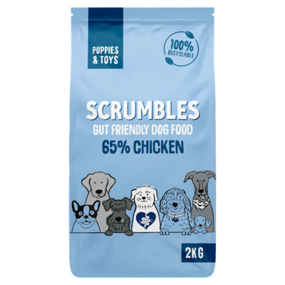 SCRUMBLES Gut Friendly Dog Food 2kg