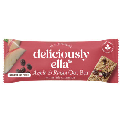 Deliciously Ella Apple, Raisin & Cinnamon Oat Cereal Bar, 50g