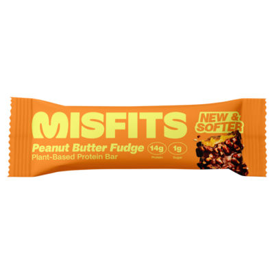 Misfits Plant Based Peanut Butter Fudge Protein Bar