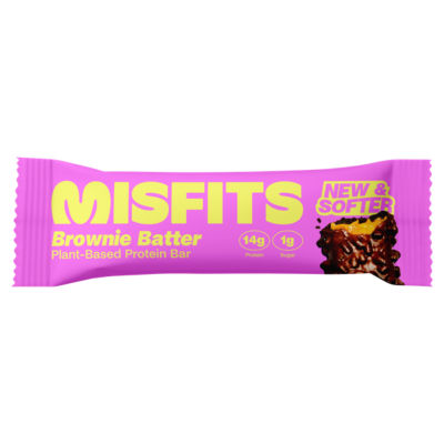 Misfits plant based brownie batter protein bar