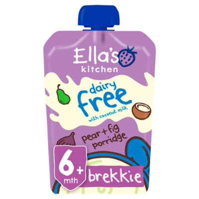 Ella's Kitchen Dairy Free Coconut Milk Pear & Fig Porridge 100G