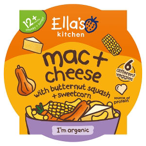 Mac + Cheese with Butternut Squash + Sweetcorn 12+ Months 200g