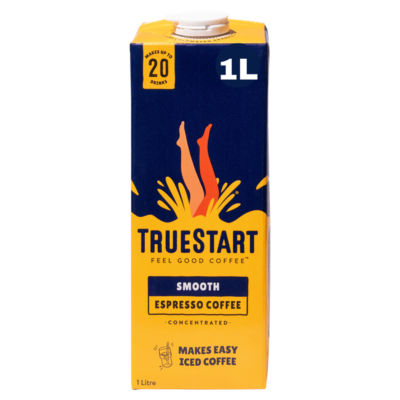 TrueStart Smooth Espresso Coffee Concentrated 1 Litre