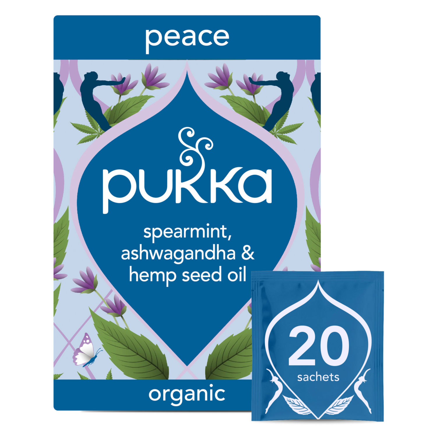 Pukka Organic Peace Chamomile Herbal Tea 20 Bags 30g
