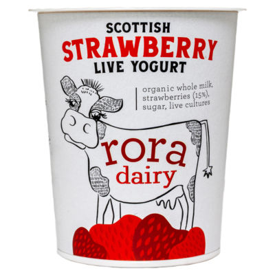 Rora Dairy Scottish Strawberry Bio-Live Yogurt 425g