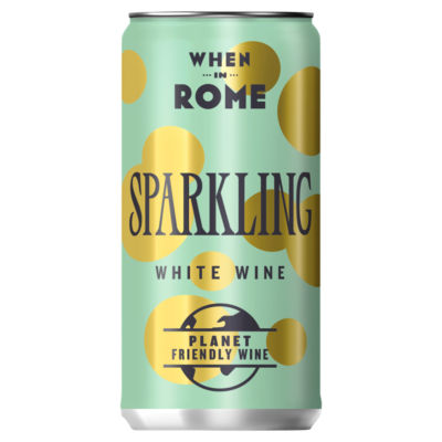 When in Rome Premium Italian Sparkling White Wine Can 200ml