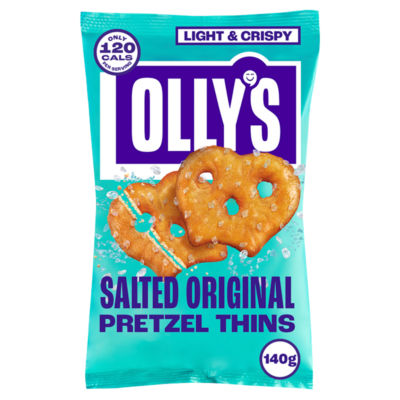Olly's Pretzels Salted Original Oven-Baked Pretzel Thins 140g